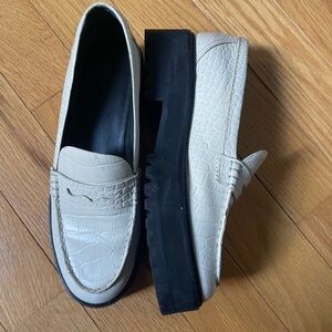 The Reformation platform loafers